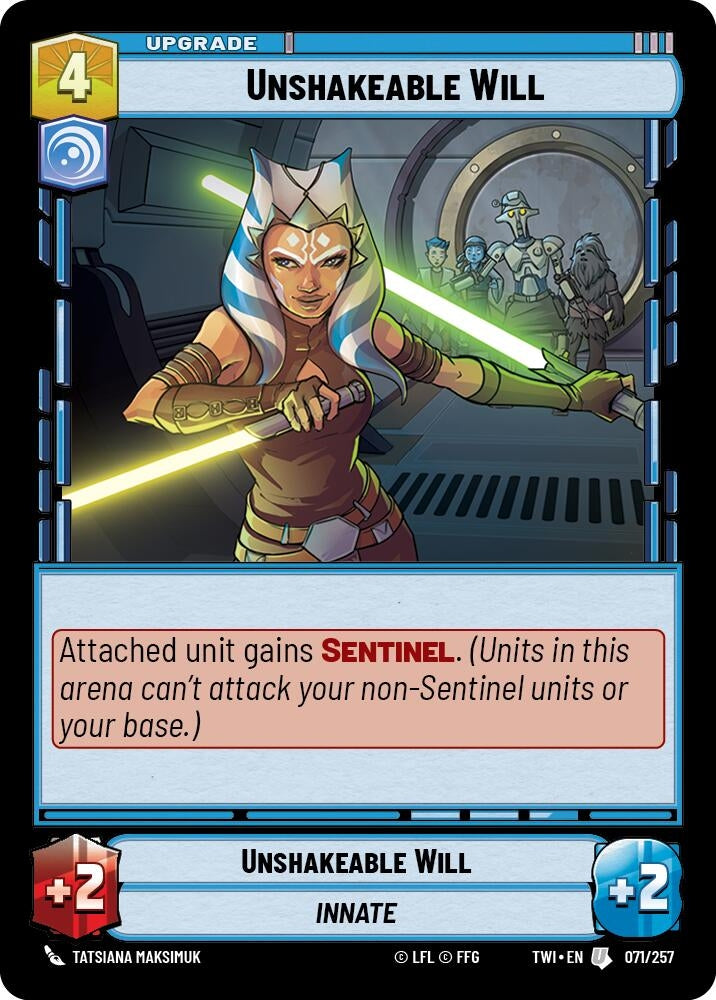 Image for Unshakeable Will (71) (TOR)