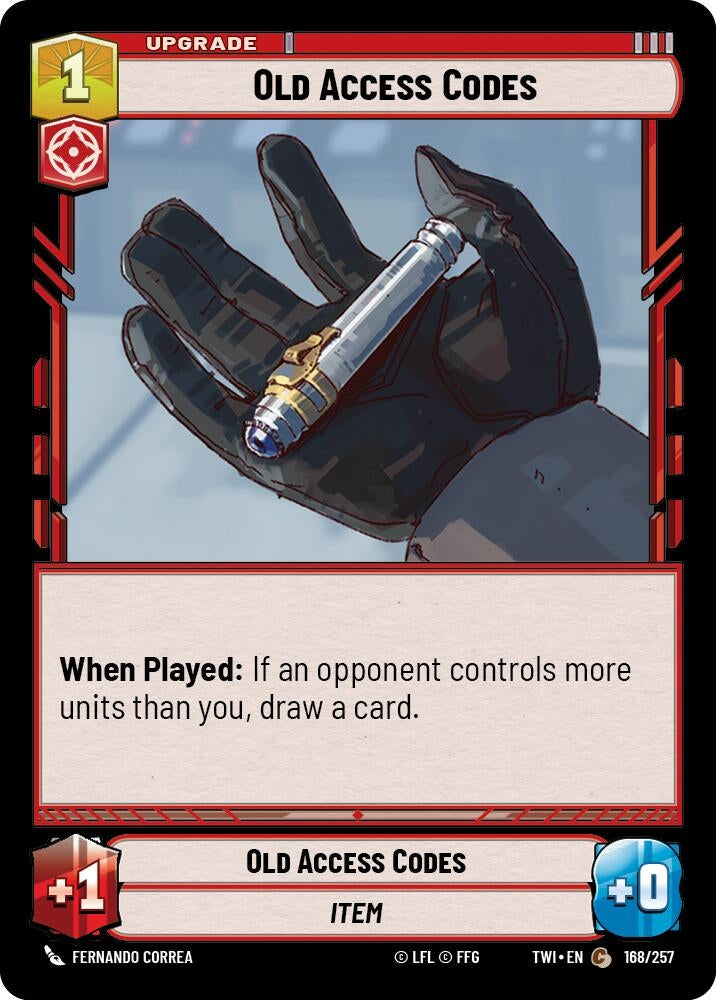 Image for Old Access Codes (168) (TOR)