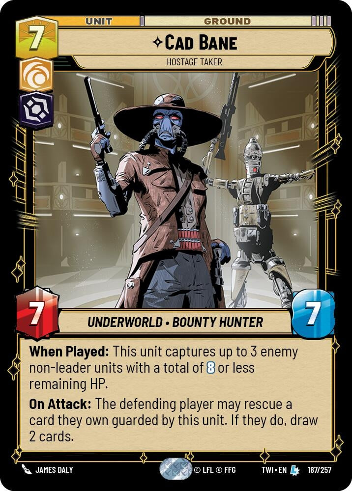 Image for Cad Bane - Hostage Taker (187) (TOR)