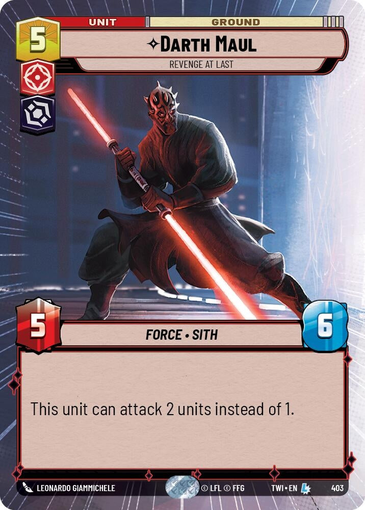 Image for Darth Maul - Revenge At Last (Hyperspace) (403) (TOR)
