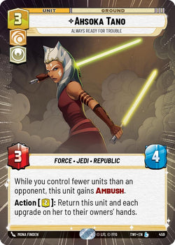 Image of Image for Ahsoka Tano - Always Ready For Trouble (Hyperspace) (459) (TOR)