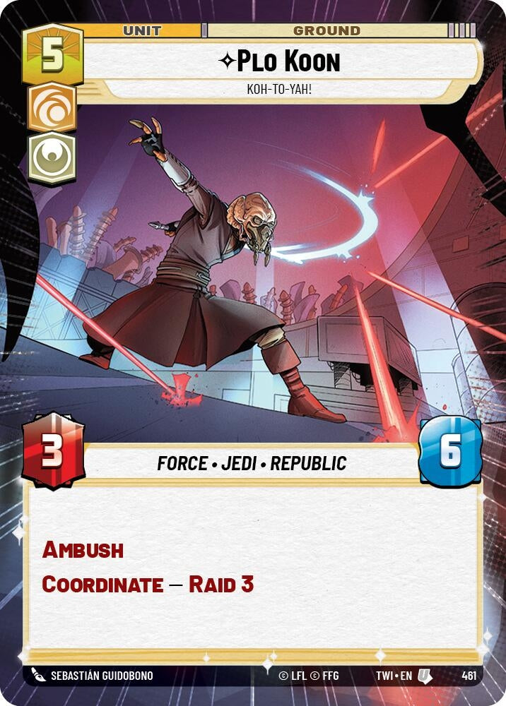 Image for Plo Koon - Koh-to-yah! (Hyperspace) (461) (TOR)