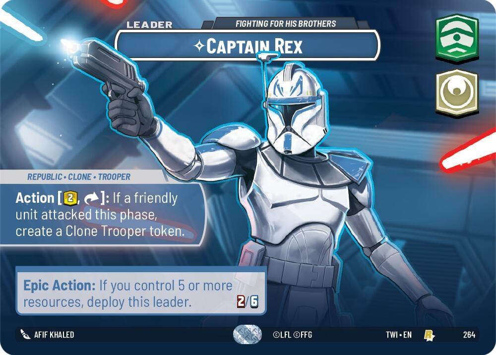 Image for Captain Rex - Fighting For His Brothers (Showcase) (264) (TOR)