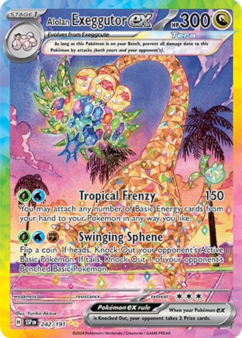 Image for Alolan Exeggutor ex - 242/191 (242) (SV08)