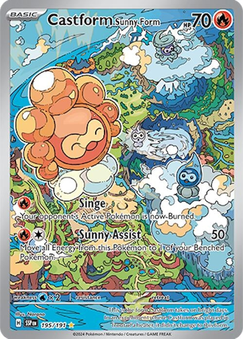 Image for Castform Sunny Form - 195/191 (195) (SV08)