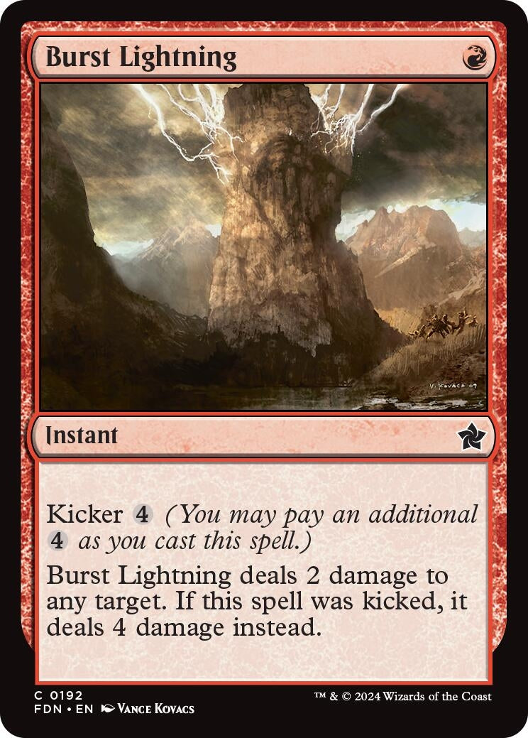 Image for Burst Lightning (192) (FDN)
