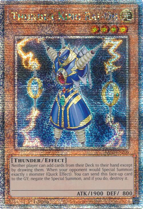 Thunder King Rai-Oh (Quarter Century Secret Rare)