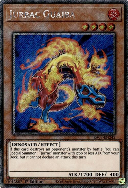 Image for Jurrac Guaiba (Platinum Secret Rare) (3242)