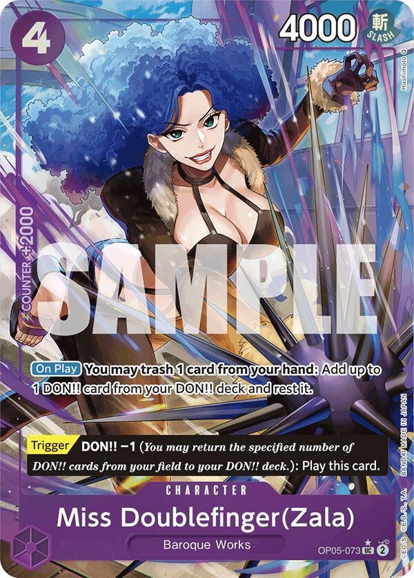 Image for Miss Doublefinger(Zala) (Full Art) (5073) (PRB-01)