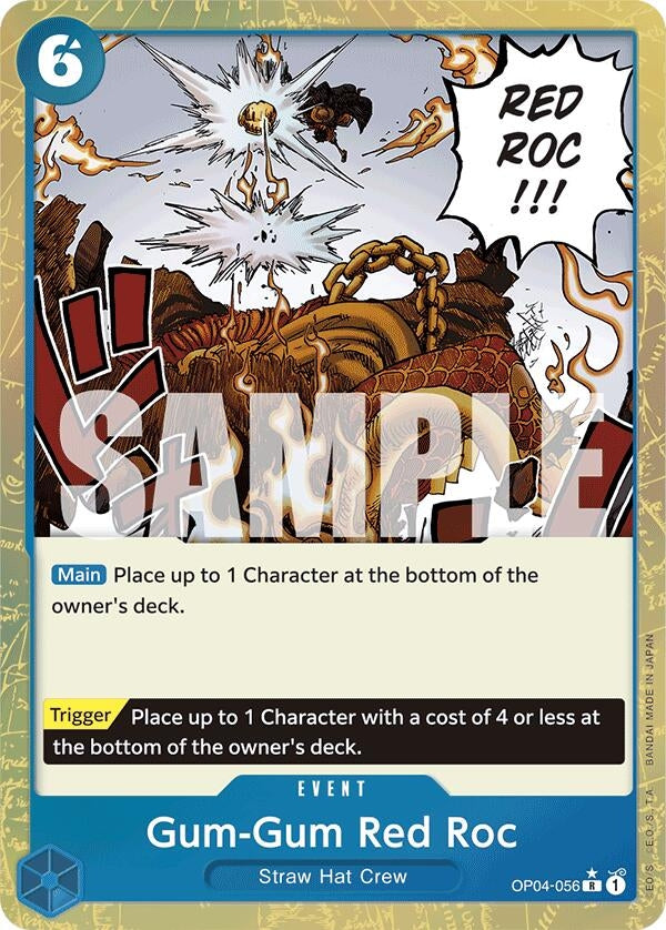 Image for Gum-Gum Red Roc (Textured Foil) (4056) (PRB-01)