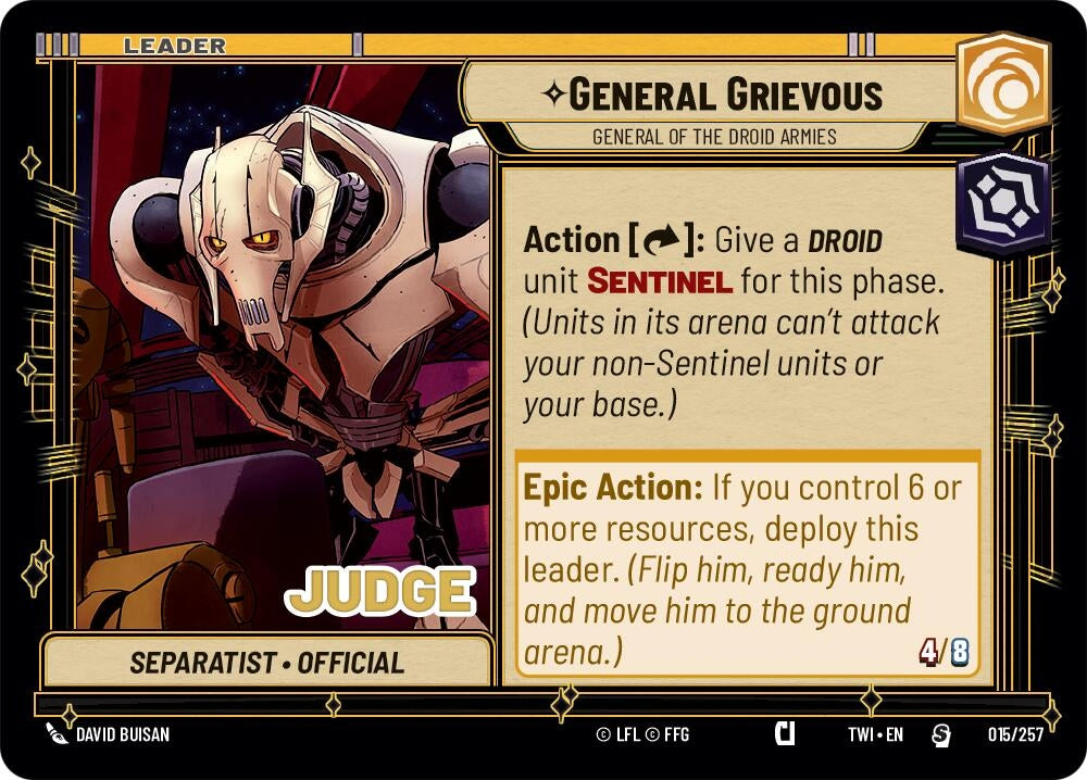 Image for General Grievous - General of the Droid Armies (15) (JDG)