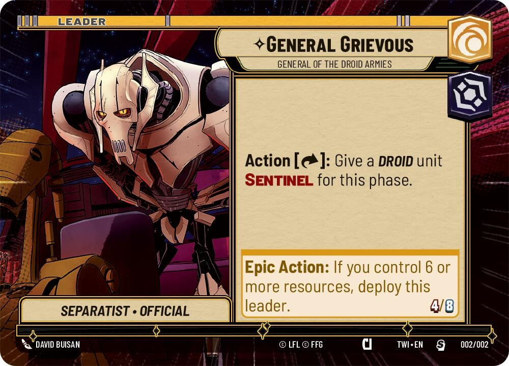 Image for General Grievous - General of the Droid Armies (Hyperspace) (2) (PRE)