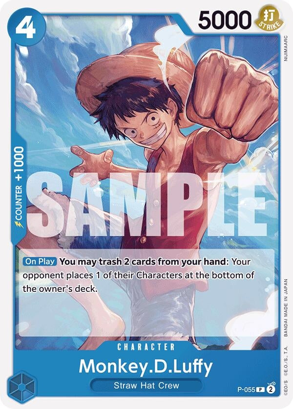 Image for Monkey.D.Luffy (P-055) (Reprint) (55) (PRB-01)