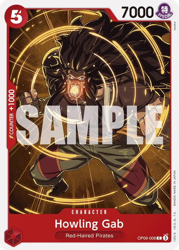 Image for Howling Gab (OP09-006) (OP09)