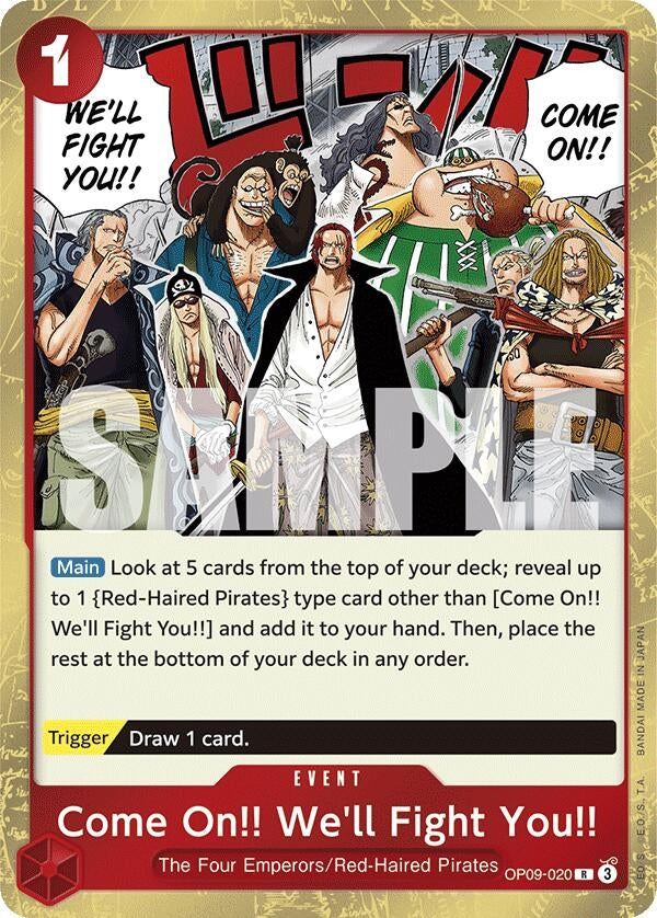 Image for Come On!! We'll Fight You!! (OP09-020) (OP09)