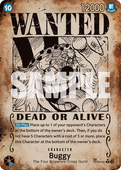 Image of Image for Buggy (051) (Wanted Poster) (9051) (OP09)