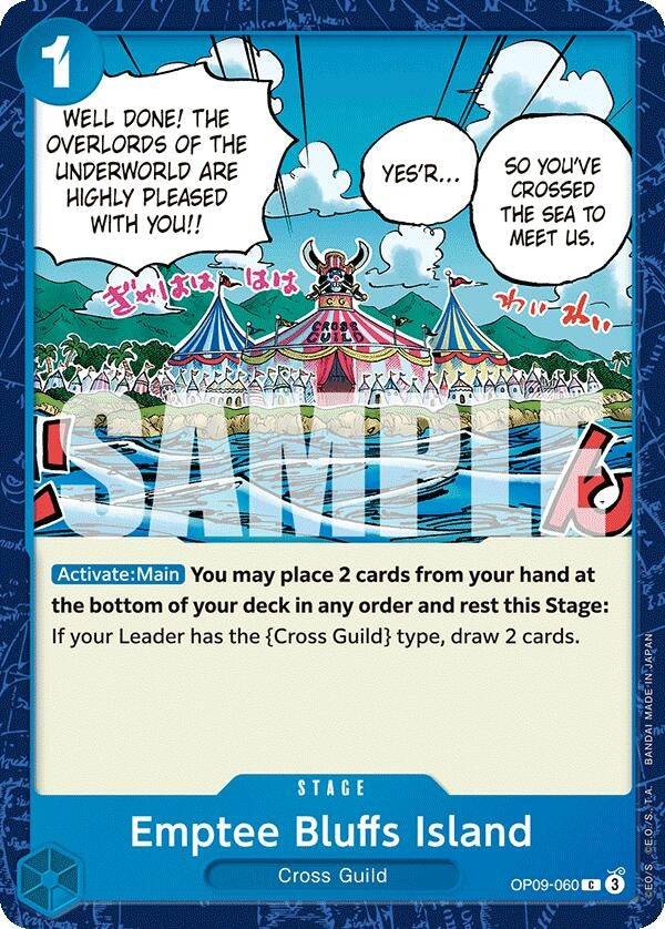 Image for Emptee Bluffs Island (OP09-060) (OP09)