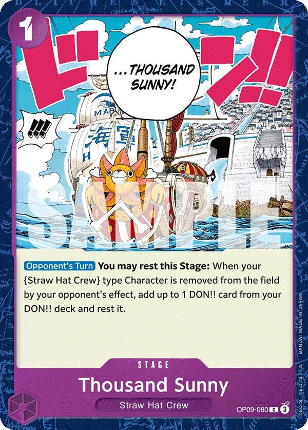 Image for Thousand Sunny (OP09-080) (OP09)