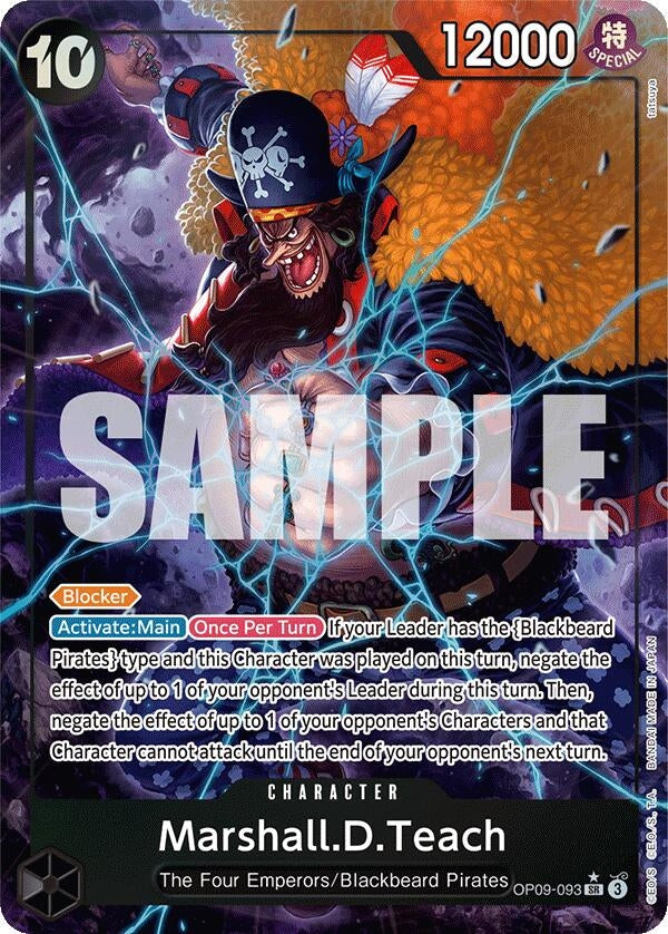 Image for Marshall.D.Teach (093) (Alternate Art) (9093) (OP09)