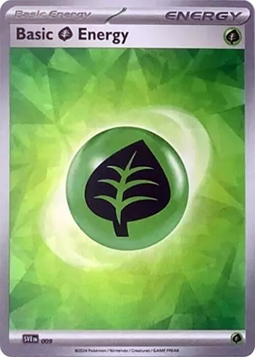 Image for Basic Grass Energy (Cracked Ice Holo) (9) (SV07)