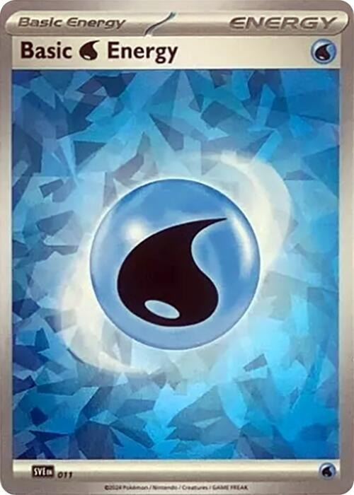 Image for Basic Water Energy (Cracked Ice Holo) (11) (SV07)