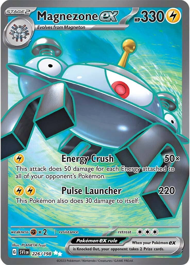 Collection of Magnezone ex (226/198) [Scarlet & Violet: Base Set] in a gallery layout