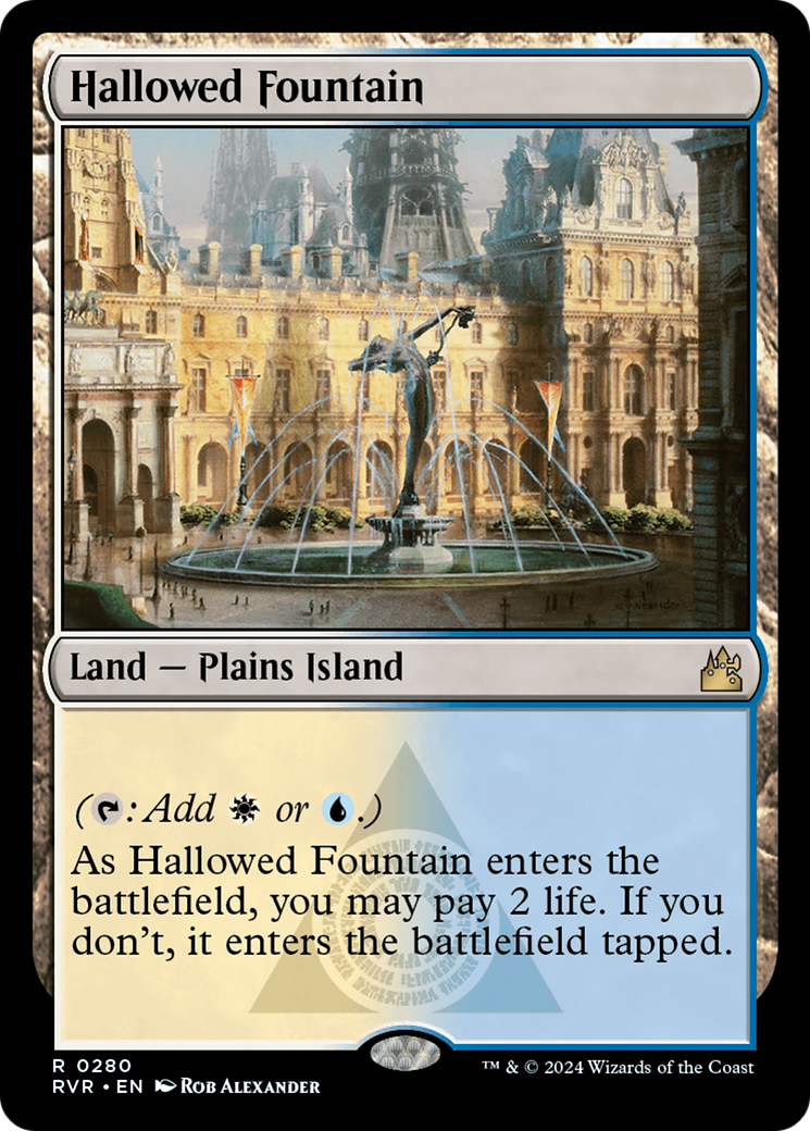 Collection of Hallowed Fountain [Ravnica Remastered] in a gallery layout