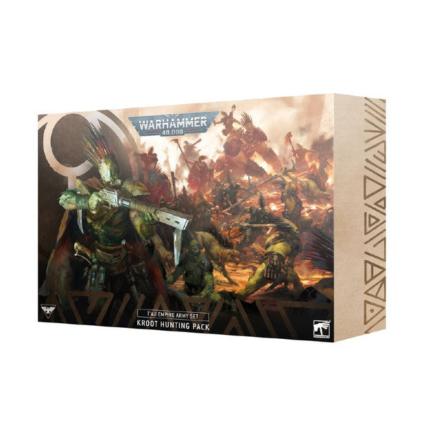 Collection of Warhammer 40K: Kroot Hunting Pack - T'au Empire Army Set in a gallery layout