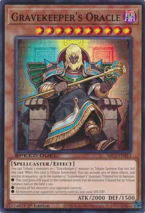 Image for Gravekeeper's Oracle (SBC2-ENF13) (SBC2)
