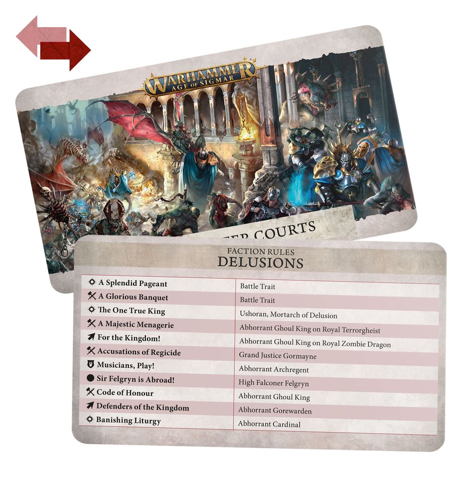 Warhammer: Age of Sigmar: Warscroll Cards: Flesh-eater Courts