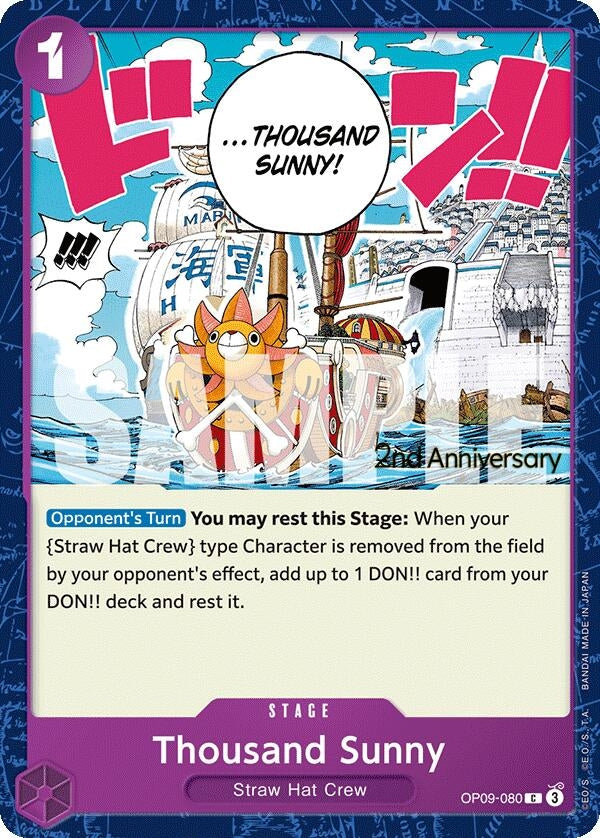 Image for Thousand Sunny (OP09-080) (OP09 ANN)