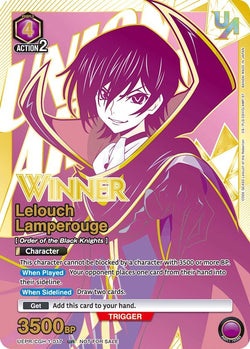 Image of Image for Lelouch Lamperouge (017) (Winner) (UEPR/CGH-1-017) (UEPR)