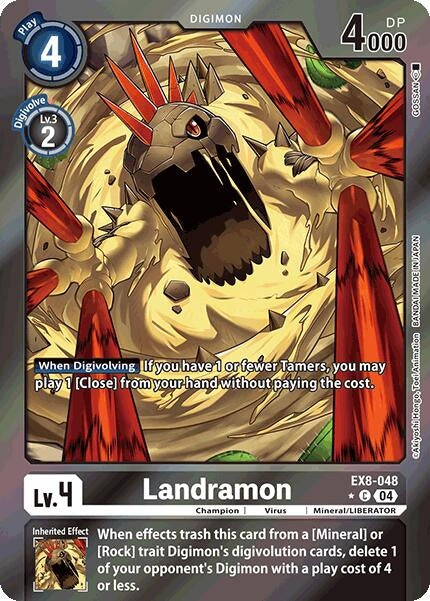 Landramon (Limited Foil) (EX8-048 C) (Chain of Liberation)