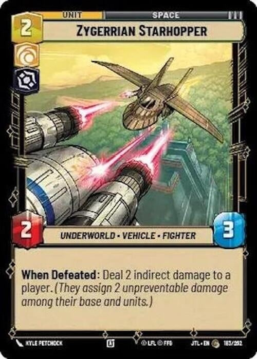 Image for Zygerrian Starhopper (183/257) (JTL)