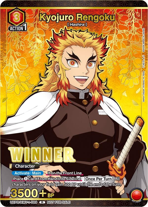 Image for Kyojuro Rengoku (Winner) (UEPR/KMY-1-089) (UEPR)