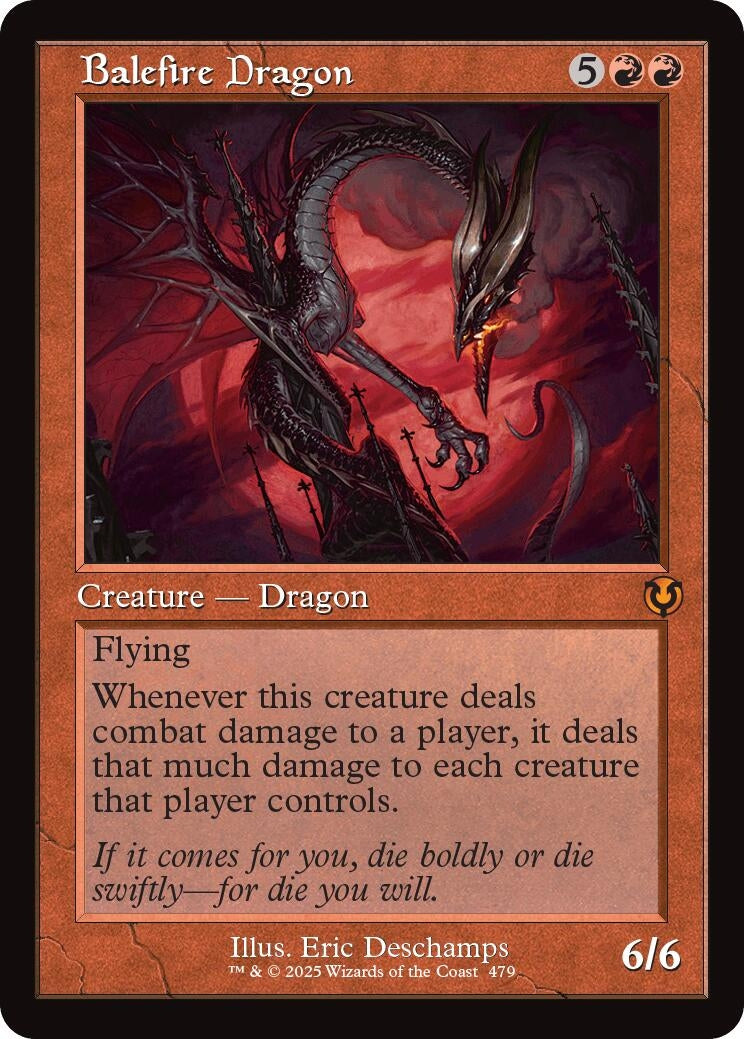 Image for Balefire Dragon (Retro Frame) (479) (INR)