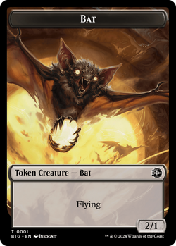 Collection of Bat Token [Outlaws of Thunder Junction: The Big Score Tokens] in a gallery layout