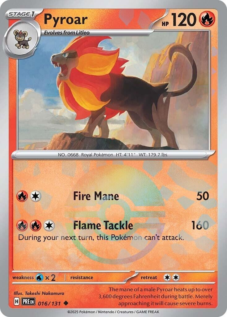 Image for Pyroar (Poke Ball Pattern) (016/131)