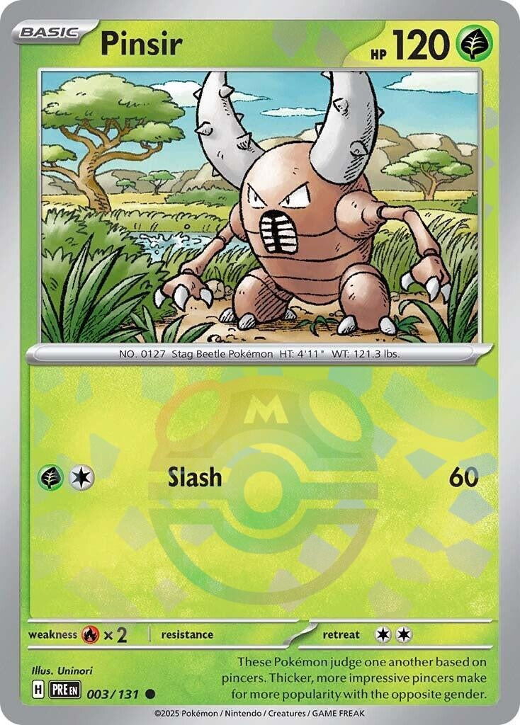 Image for Pinsir (Master Ball Pattern) (003/131)