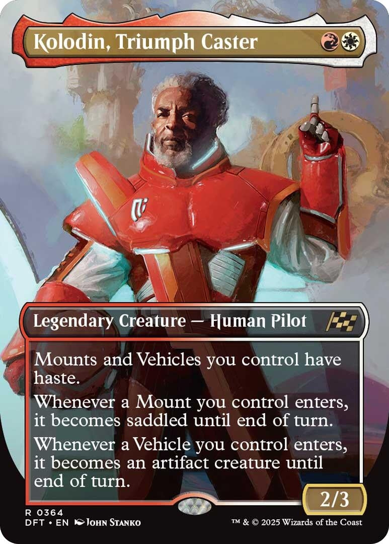 Image for Kolodin, Triumph Caster (Borderless) (364) (DFT) - Magic: The Gathering