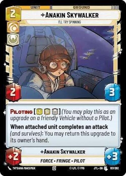 Image for Anakin Skywalker - I'll Try Spinning (JTL)