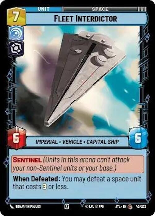 Image for Fleet Interdictor (040/257) (JTL)