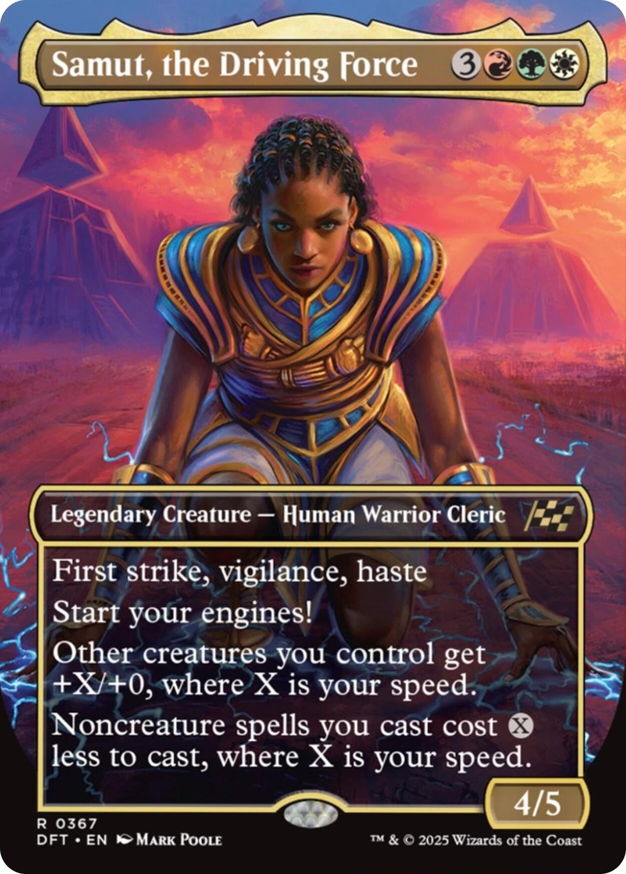 Samut, the Driving Force (Borderless) (367) [Aetherdrift]