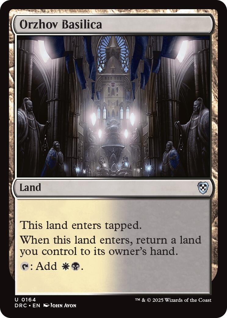 Image for Orzhov Basilica (164) [Commander: Aetherdrift]