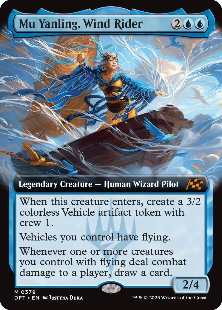 Mu Yanling, Wind Rider (Extended Art) (379) [Aetherdrift]