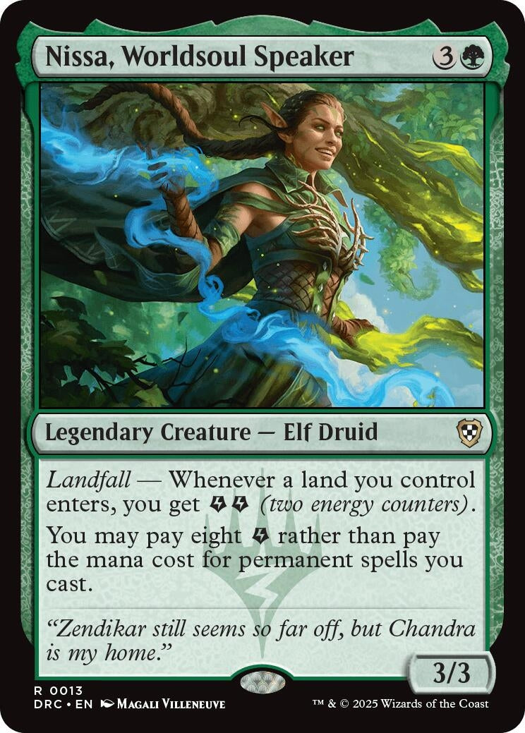 Image for Nissa, Worldsoul Speaker (13) [Commander: Aetherdrift]