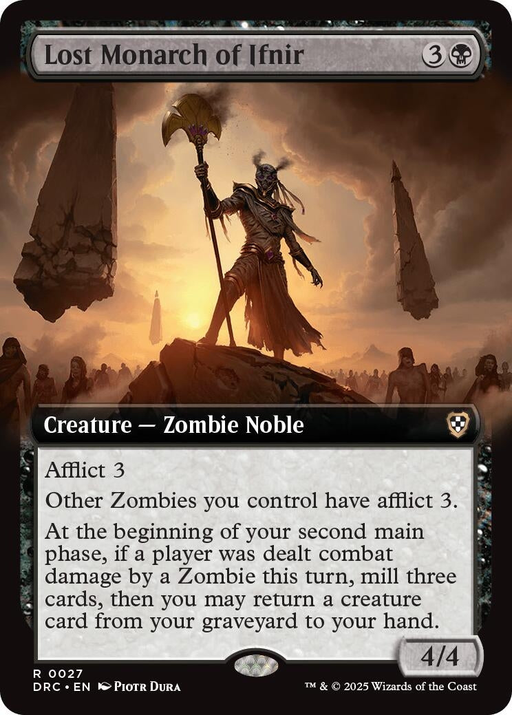Lost Monarch of Ifnir (Extended Art) (27) [Commander: Aetherdrift]