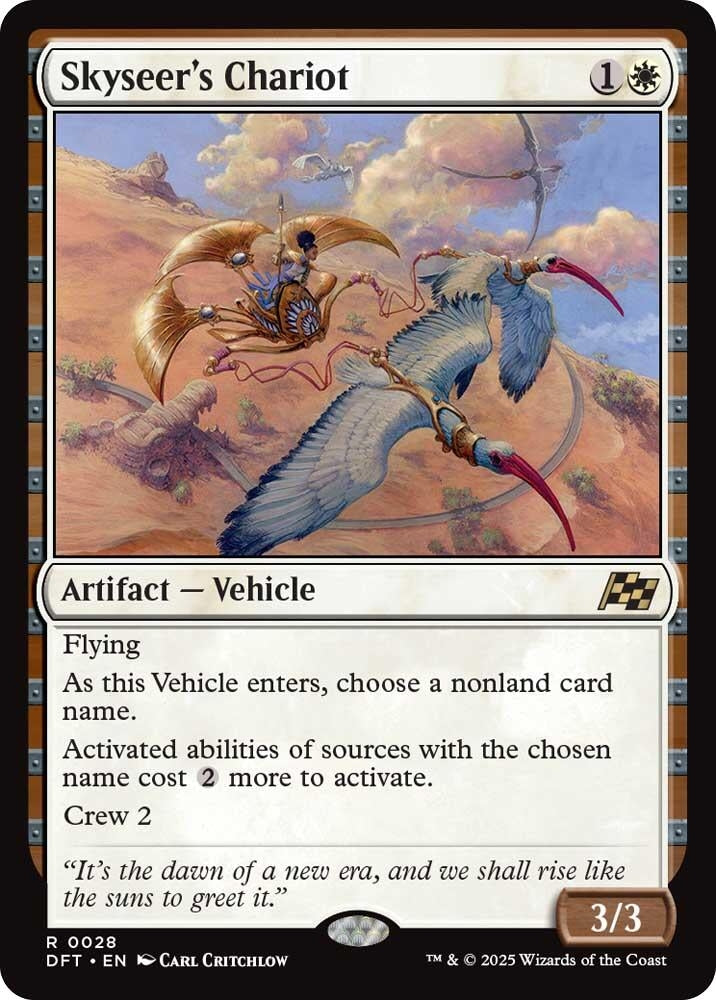 Image for Skyseer's Chariot (28) (DFT) - Magic: The Gathering