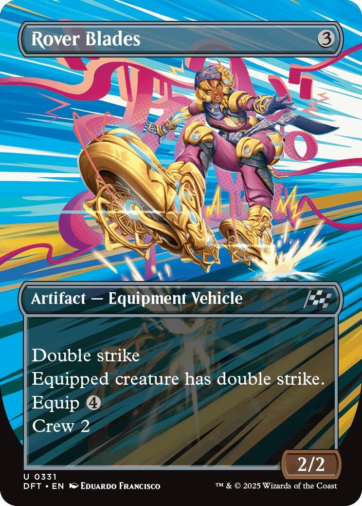 Image for Rover Blades (Borderless) (331) (DFT) - Magic: The Gathering
