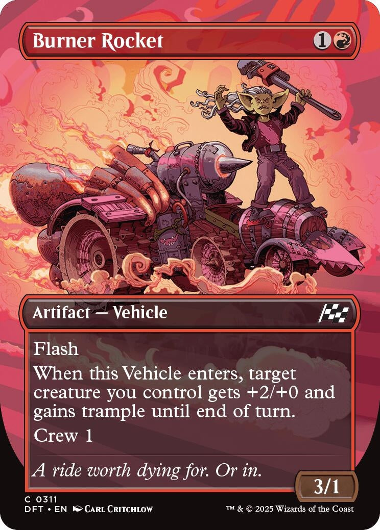 Image for Burner Rocket (Borderless) (311) (DFT) - Magic: The Gathering